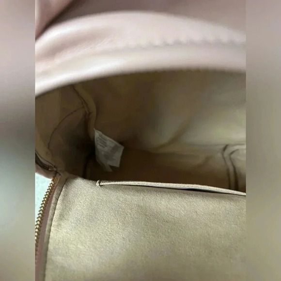 Aritzia soft pink leather  mini backpack - Picture 7 of 12